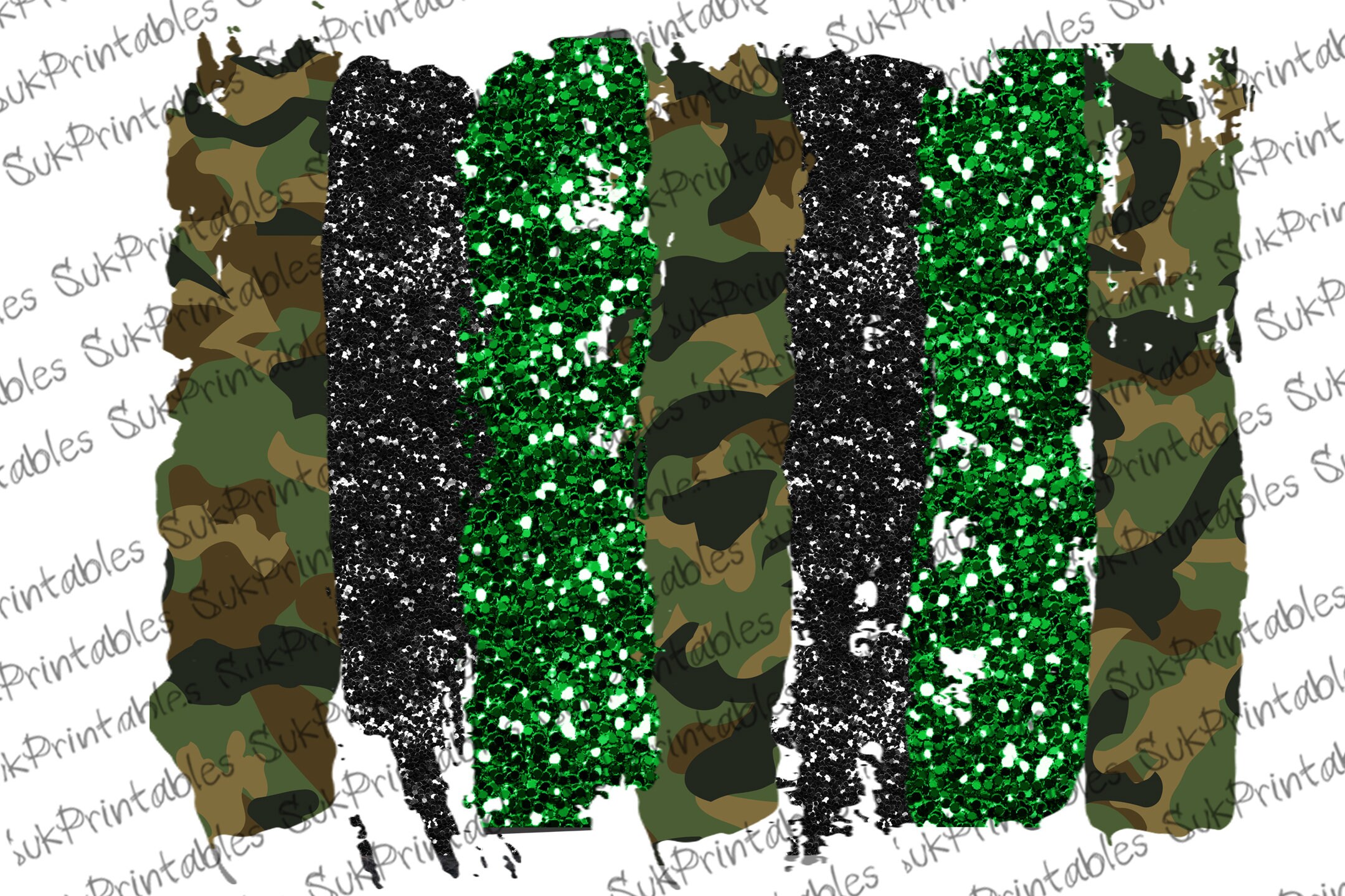 Camouflage Glitter Background PNG Camo Frame png Distressed Etsy