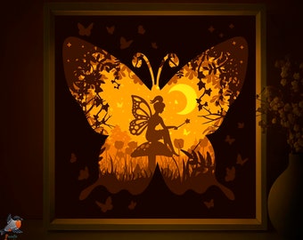 Free Free 274 Butterfly Shadow Box Svg SVG PNG EPS DXF File