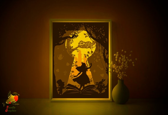 Download Clip Art Frog With Bonjo Lightbox Paper Cutting Template Tropical Forest Shadowbox Svg Png Pdf Files Wood Shadow Box Musical 3d Layered Light Box Art Art Collectibles