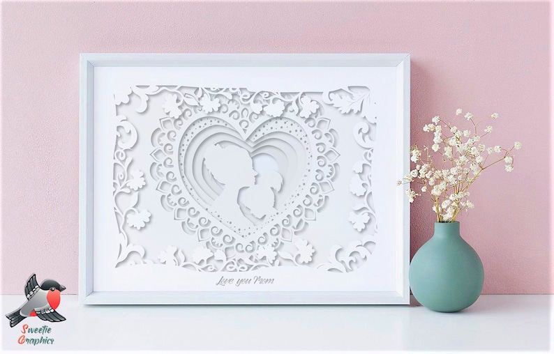 Download Love Papercut 3d Light Box Mothers Day Gift Lightbox Template Mom Lightbox Svg Png Pdf Files Fayrytale Shadowbox Paper Cutting Template Clip Art Art Collectibles Erfuntahmasbi Ir