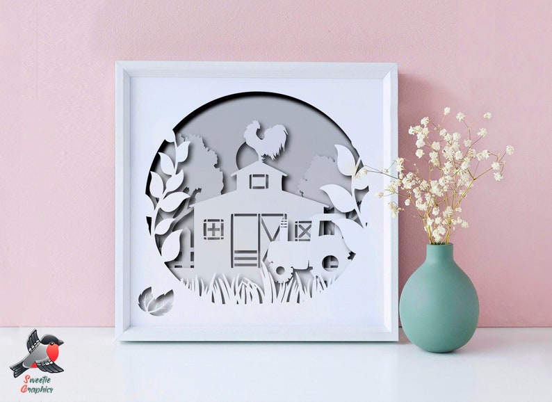 Download Rustic Decor Gift Shadowbox Svg File Country Village Shadow Box Papercut 3d Layer Cock Light Farm House Lightbox Paper Cutting Template Clip Art Art Collectibles Jewellerymilad Com