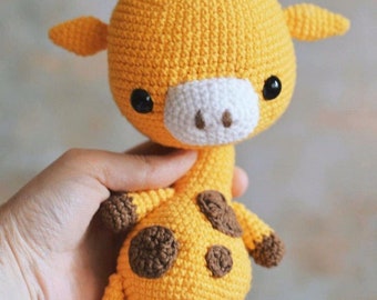 Crochet Cute Giraffe, gift for baby, gift for newborn, gift for mom