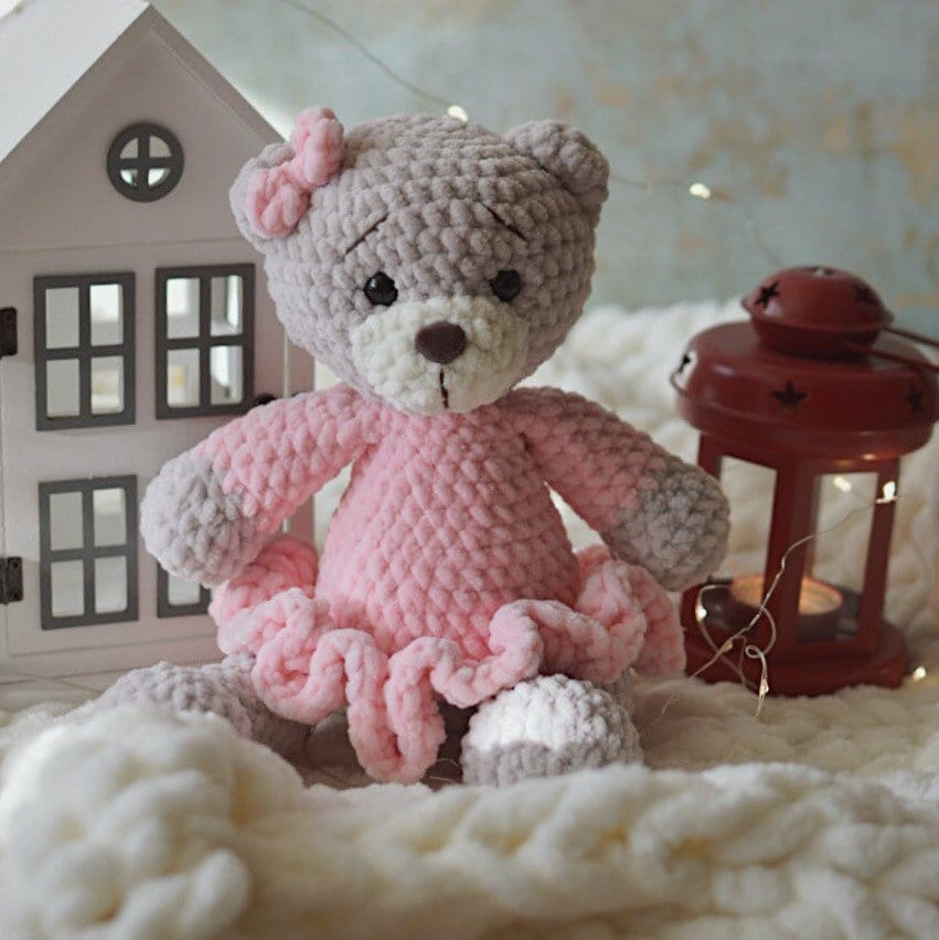 teddy bear with pink dress Pink Dress Vintage Teddy Bear Chaba Florist