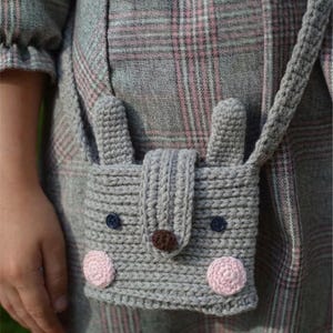 Crochet Bunny Fuji Instax Mini Case/Polaroid Camera Case - Fox Cutie Animal | Polaroid Camera Crochet Fox Girls Bag.