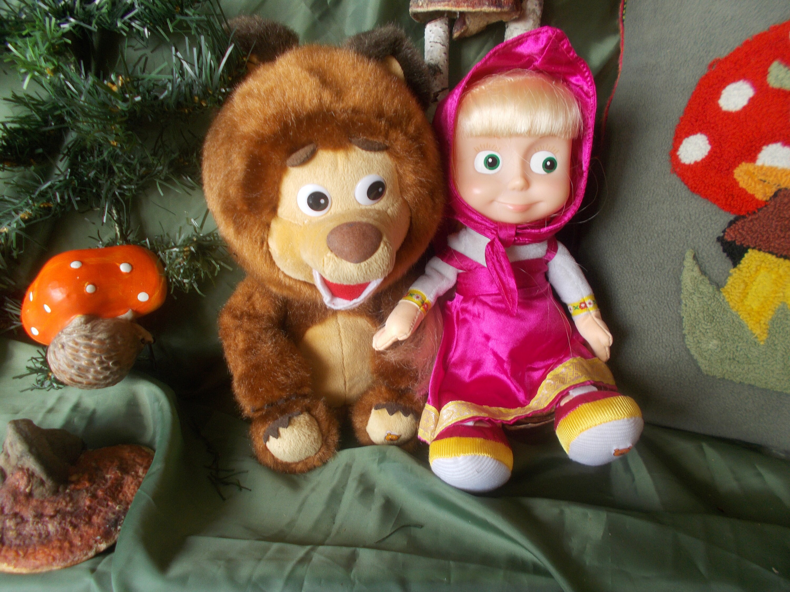 masha and the bear plush