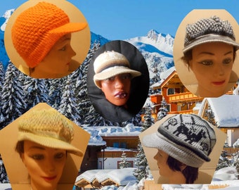 Casquette en alpaga péruvien, bonnet tricoté en laine, doublure en polaire pour l’hiver, ethno boho pour les adolescentes, cadeau de Noël