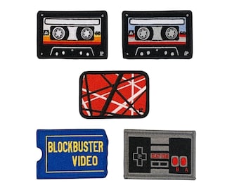 Vintage 80s Hook Patch Collection Retro Hook & Loop Patches Removable Nostalgic Patches My Generation 2x3 Loyalty Patch