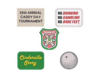 Caddyshack Patch, Bushwood Country Club Removable Patch, Hook & Loop Caddyshack Patch, Golf Patch, Chevy Chase movie Patch, Homage Patch