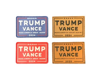 Trump Vance 2024 Removable Hook & Loop 2x3 Loyalty Patch