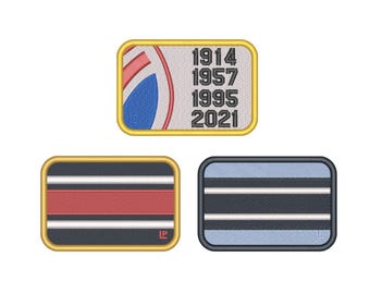 Atlanta Braves Embroidered 2x3 Hook & Loop Patch