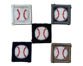 Parche bordado de béisbol de 1 pulgada: Insignia de lealtad, cierre con velcro - Hecho en EE. UU.