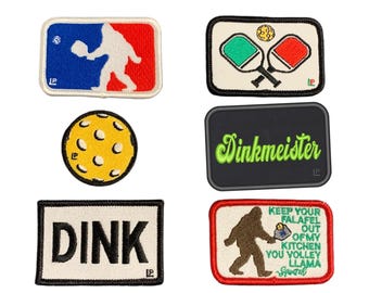 Pickleball Hook Patch Pickleball Removable Hook & Loop Patch Pickleball Gift Best Holiday Present for Pickleball Player 2x3 Loyalty Patch