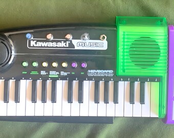 Circuit Bent Kawasaki Keyboard and Drumpad (Model #57843) *MODS 1/4 inch jack, Stepped Tone Generator*