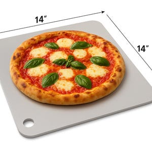 Pizza Steel for Oven: Restaurant Quality Crust, Made in USA (14&quot;x14&quot;)
