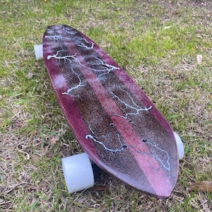 Handcrafted Longboard Cruiser - 9” wide x 40” long - Made in Pensacola, FL