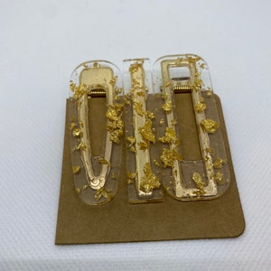 Resin Hair Clips