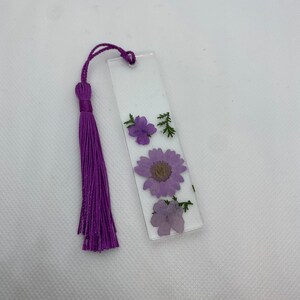 Resin Dried Flowers Bookmark