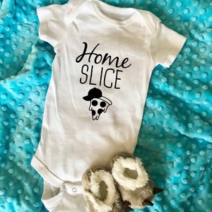 Inicio Slice Pizza Baby Body / Little Foodie Baby Outfit / Regalo para el bebé que ama la pizza