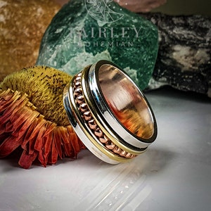 Atlantis Ring, Sterling Silver Atlantis Ring, Shiny Finish