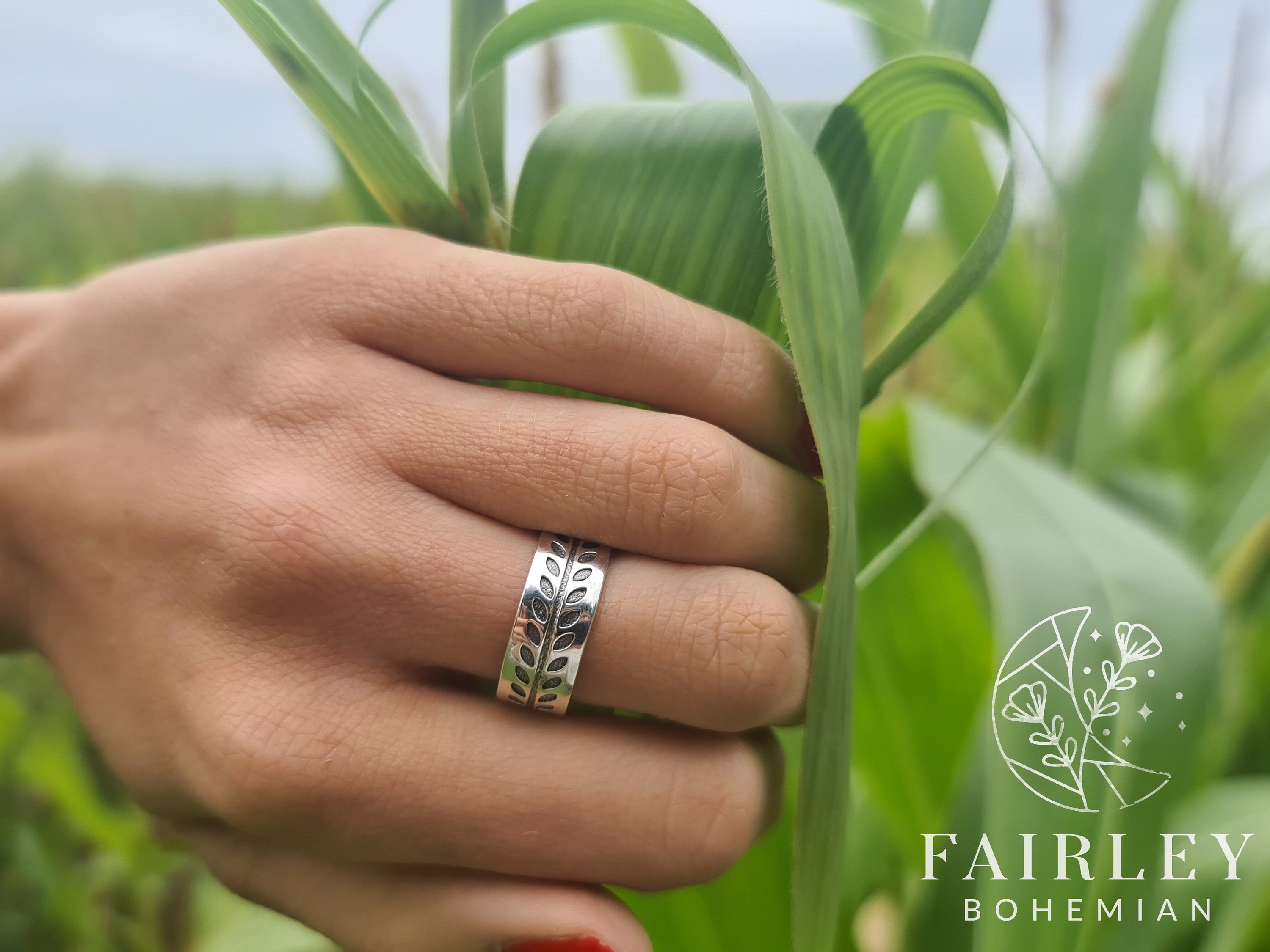 925 Sterling Silver Adjustable Ring Band Ring Silver Ring Etsy UK