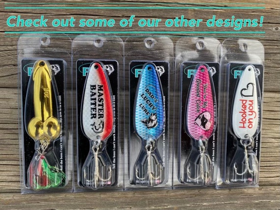 "You Are The Greatest Catch" Fishing Lure Hook Gift - Stainless Steel, Velvet Bag, For Fishermen - View #2