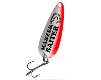 Funny fishing lure - The wiener - funny fishing gifts for him - funny fishing gift for dad Grampa etc