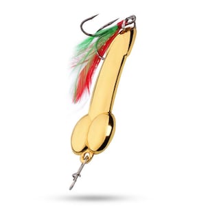 Funny fishing lure - The wiener - funny fishing gifts for him - funny fishing gift for dad Grampa etc