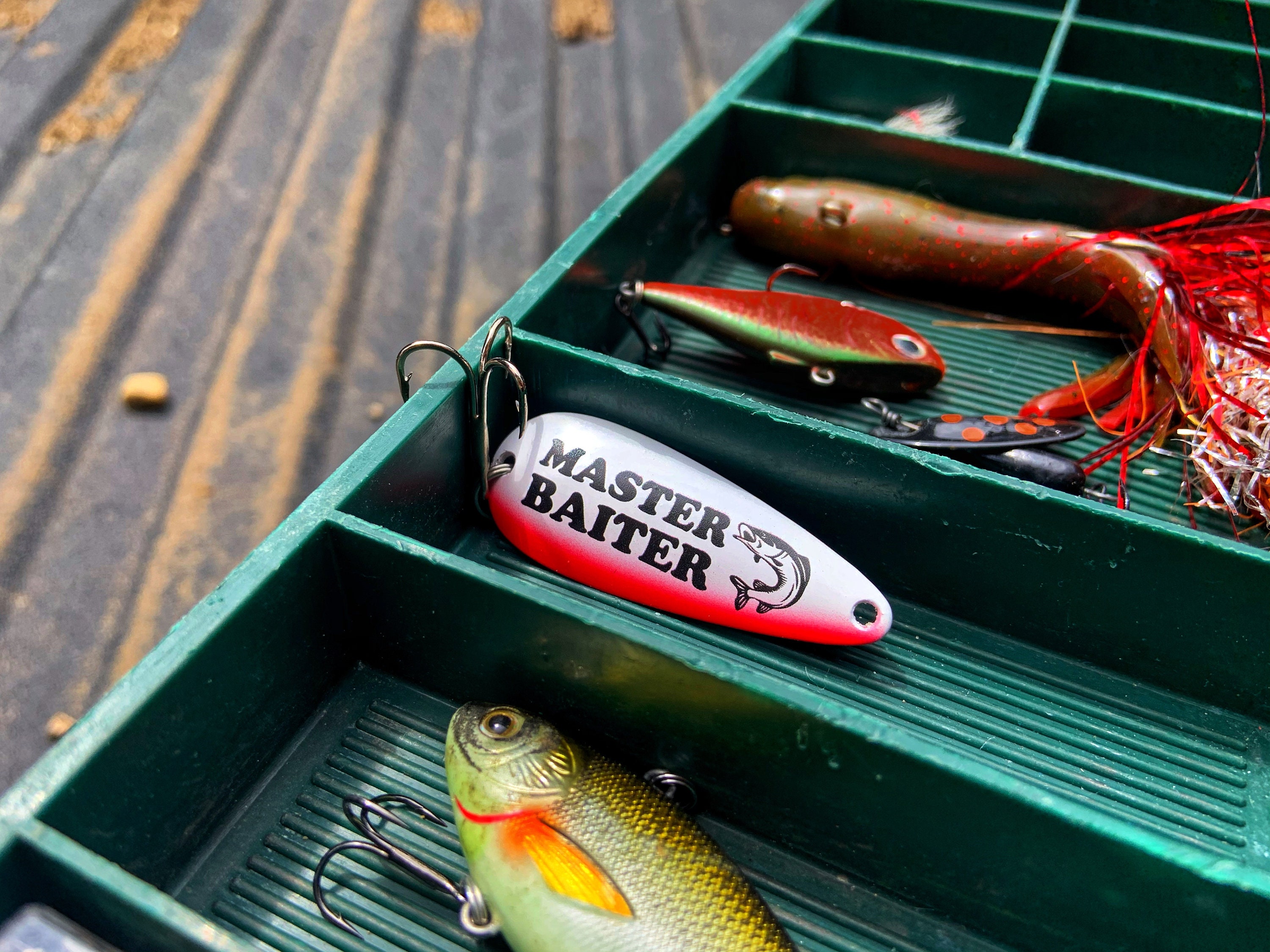 Funny Fishing Lure 'master Baiter' Gag Gift for Fisherman, Hilarious Dad Birthday Present, Adult Humor Fishing Tackle" - Etsy Funny Fishing Lure 'master Baiter' Gag Gift for Fisherman, Hilarious Dad Birthday Present, Adult Humor Fishing Tackle" - Etsy