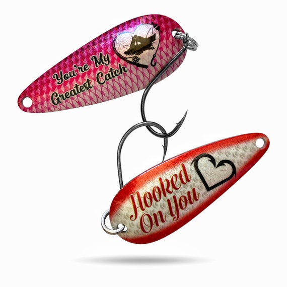 Youre My Greatest Catch Fishing Lure Gift Boyfriend Gifts Fishing Gifts  Custom Fishing Lures Valentines Gifts Fishing Lure Gifts 