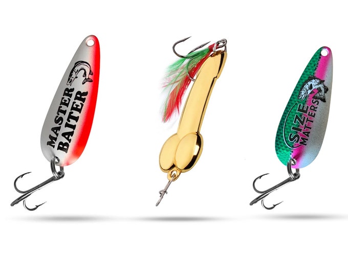 Funny Fishing Lures - Funny Fishing gifts for men - Dad gifts - Funny fishing gift - Custom fishing lures - Fishing gifts for him - Grampa