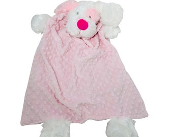 Big Dog Pale Pink, Unique baby gift, Soft plush toy, Newborn gift, Baby shower gift, Handmade gift, Baby gift, Baby safe toy, soft eyes