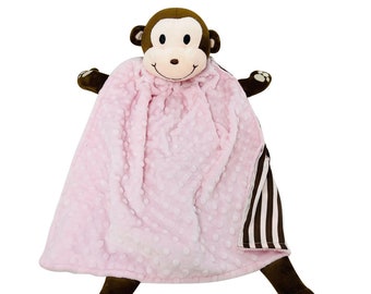 critter monkey pale pink