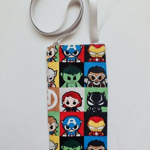 Reversible Hickman Line Pouch Superheroes image 4