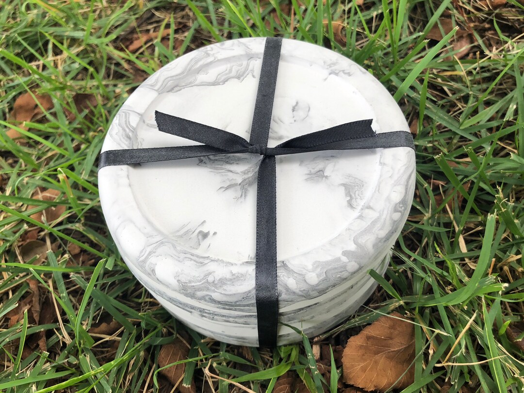 Soaking Stone Coasters 4 Coasters to a Set Etsy