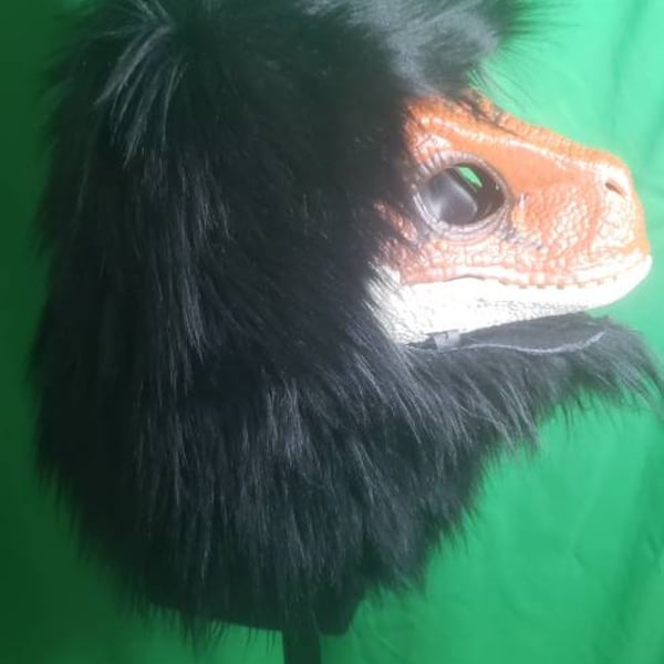 Fur Hood for Dino mask