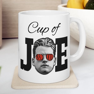 Cup of Joe Burrow Mug, Burrow Football Fan Gift