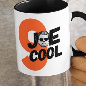 Joe Cool Number 9 Mug, Joe Burrows Football Fan Gift