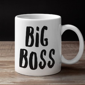 Big Boss Mug/#1 Big Boss 11oz Mug/Boss Day Gift 2022/Best Boss/ World's Best Boss/Boss Gift/Boss Retirement Coffee Cup