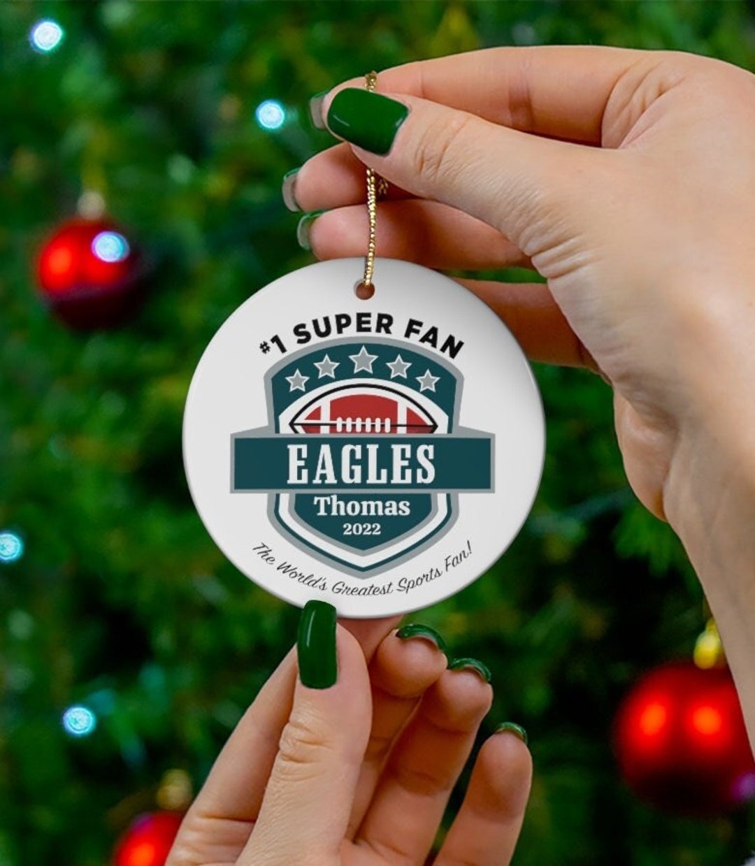 Eagles Keepsake Ornament Personalized Philadelphia Eagles - Etsy