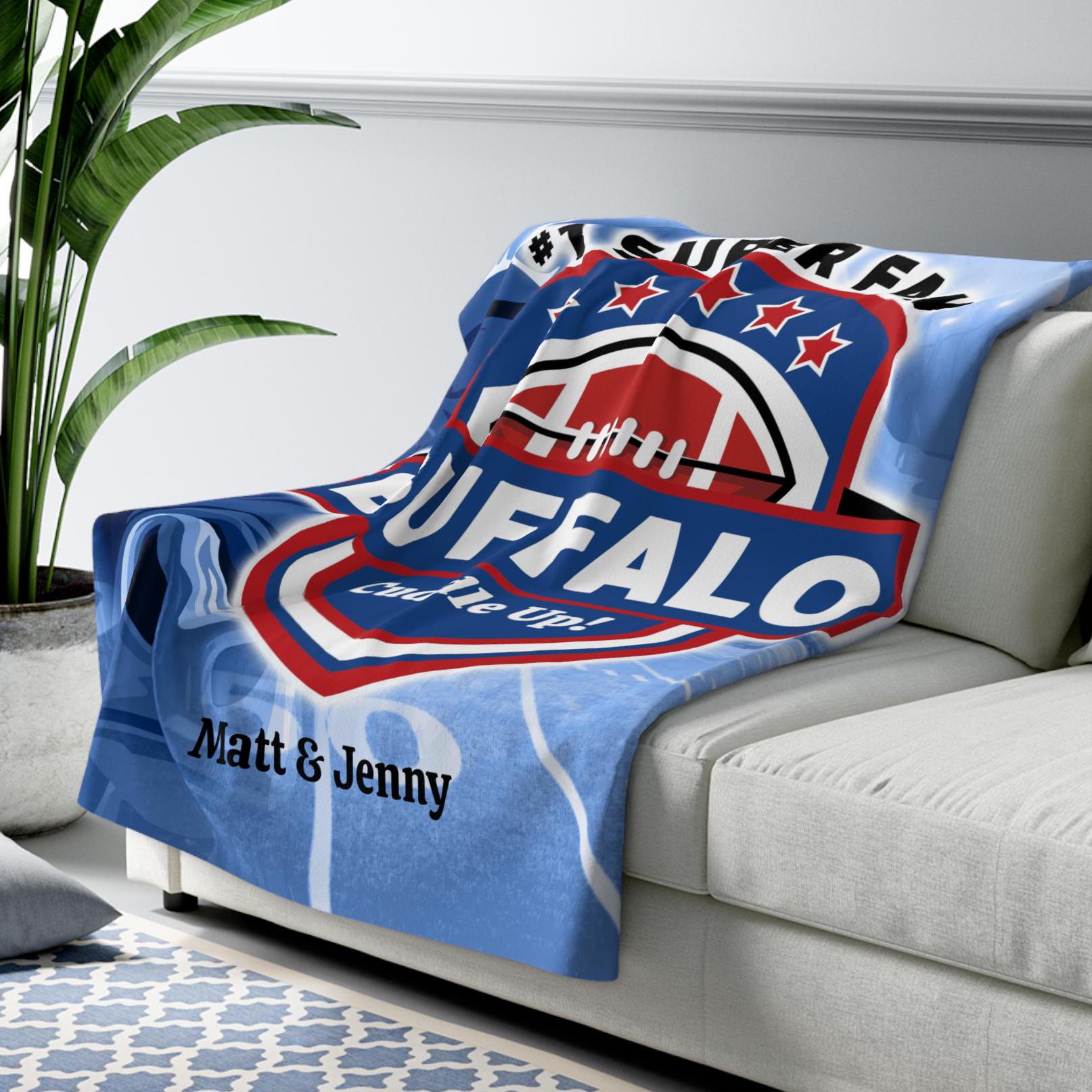 Buffalo Bills Sherpa Blanket Etsy