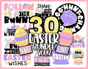 Easter Svg Bundle | Happy Easter Svg | Files for Cricut