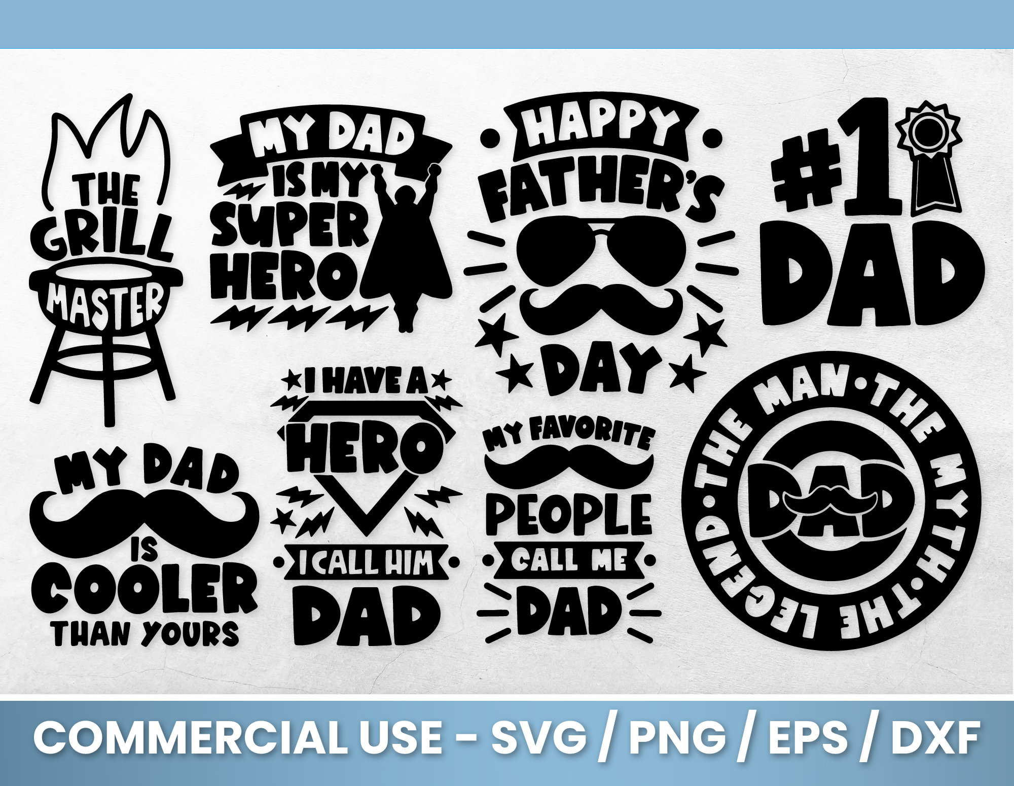 Fathers Day Svg Bundle | Dad Svg | Svg Cut Files for Cricut - Etsy