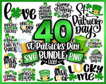 St Patricks Svg Bundle | Saint Patricks Day Svg | Lucky Svg