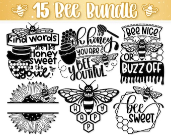 Bee Svg Bundle | Bee Png | Honey svg