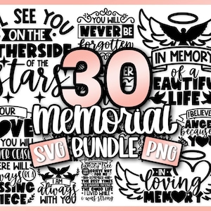 Memorial Svg Bundle | Svg Cut Files For Cricut