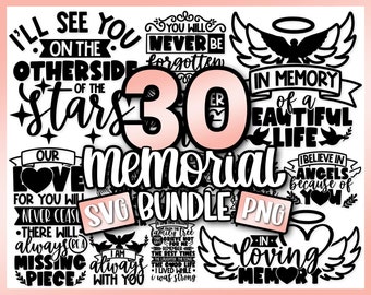 Memorial Svg Bundle | Svg Cut Files For Cricut