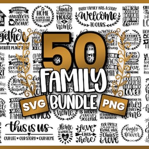 Family Svg Bundle | Farmhouse Svg | Svg Files for Cricut