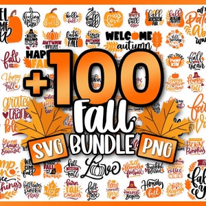 Fall Svg Bundle | Autumn Svg | 100 Svg Designs
