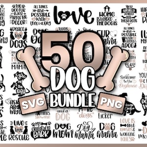 Paquete de Svg de perro / Svg de mamá de perro / Svg / Svg de Cricut