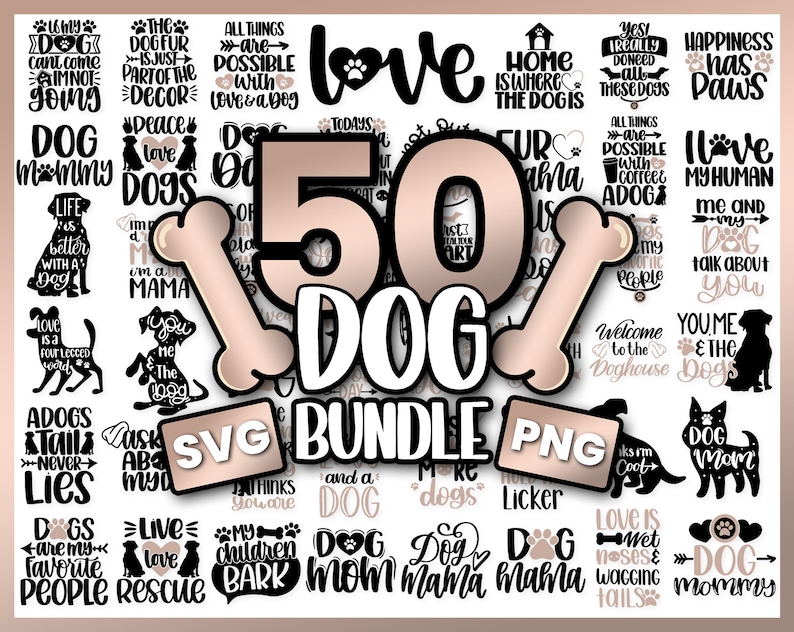 Dog Svg Bundle | Dog Mom Svg | Svg | Cricut Svg 